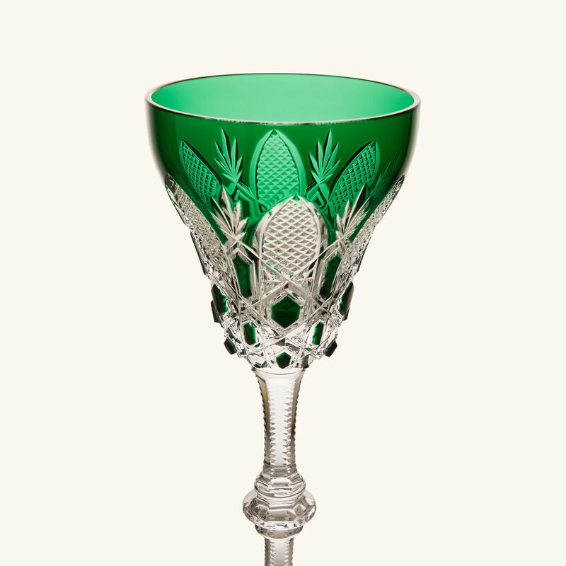 Tsar Wine Glass Green baccarat tsar wine glass green