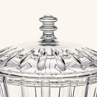 ماريو تشيوني مزهرية كانيت شفافة مع قاعدة مرتفعة