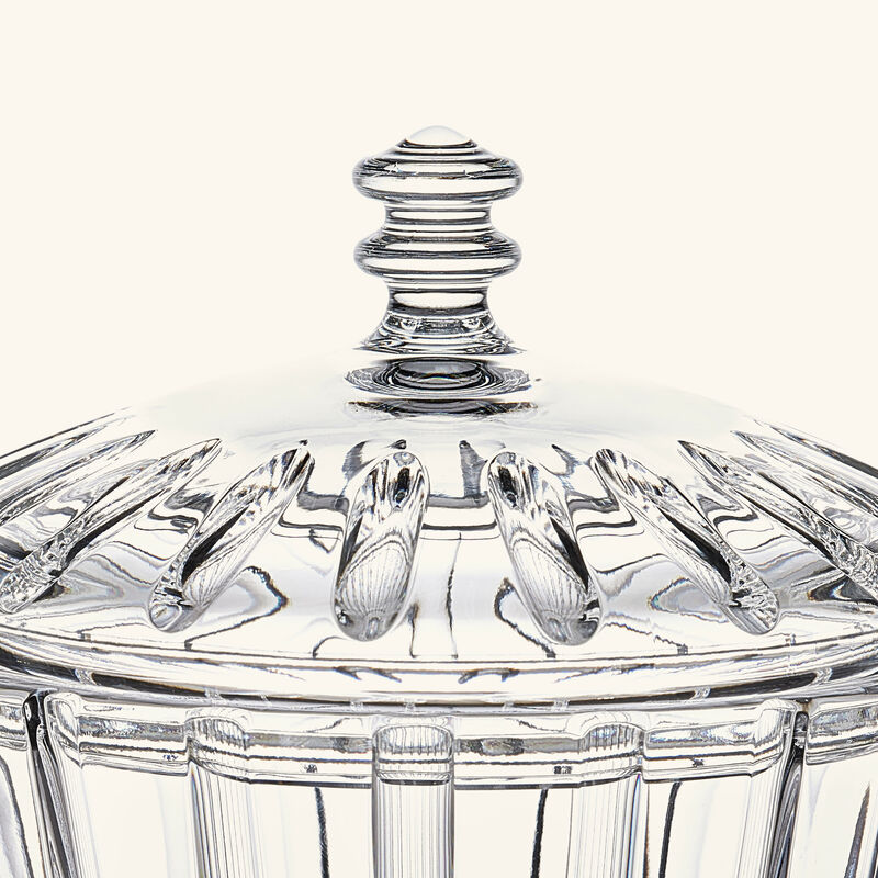 ماريو تشيوني مزهرية كانيت شفافة مع قاعدة مرتفعة