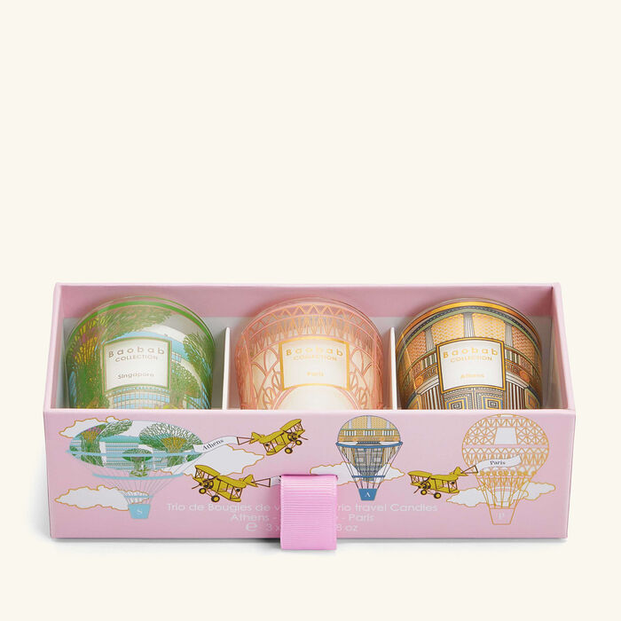 baobab collection my first baobab candle singapore athens paris trio gift set