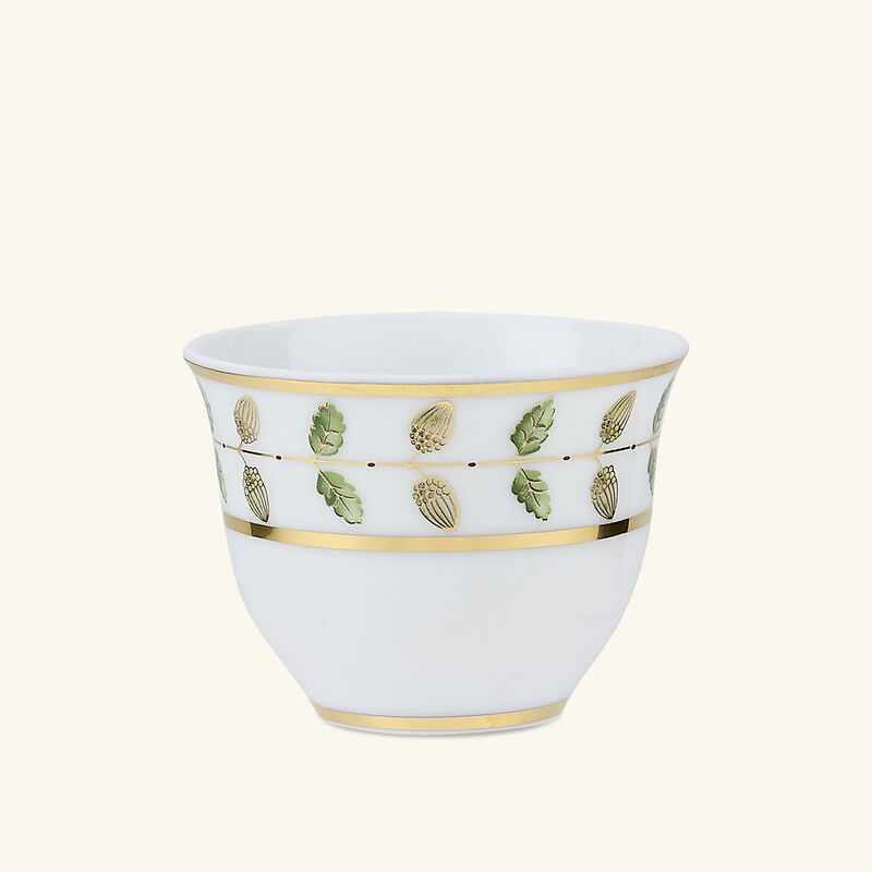Constance Arabic Coffee Cups Gold Set Of 2 bernardaud constance arabic coffee cups gold set of 2