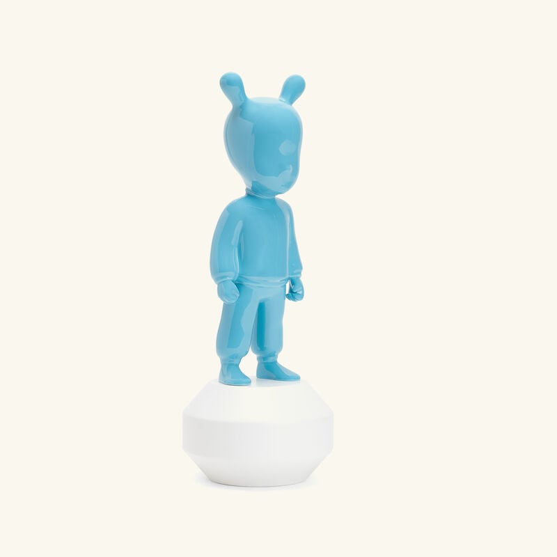 lladro the guest figurine small light blue