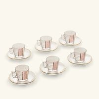 Nagham Coffee Cup Pink Set of 6 dimlaj nagham coffee cup pink set of 6
