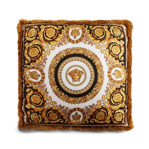 Crete De Fleur Silk Cushion, medium
