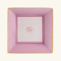 etro pegaso trinket tray square small pink