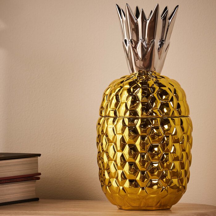 Victoria Pineapple Box Yellow bernardaud victoria pineapple box yellow