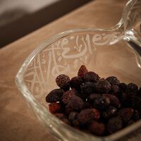 دملاج وعاء  ثلث  للضيافة بتصميم شفاف متعدد الأقسام   39 سم