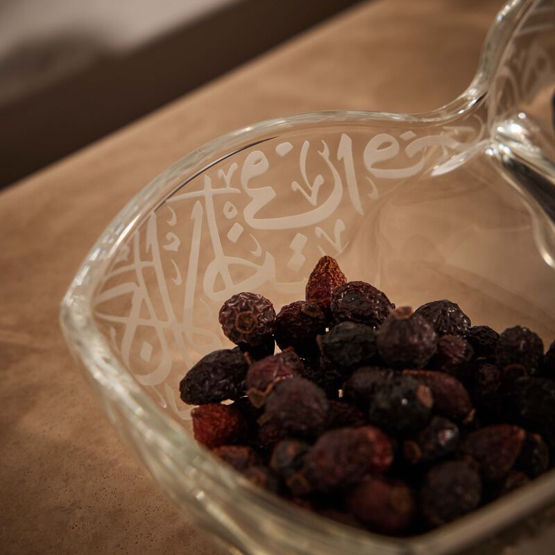 دملاج وعاء  ثلث  للضيافة بتصميم شفاف متعدد الأقسام   39 سم