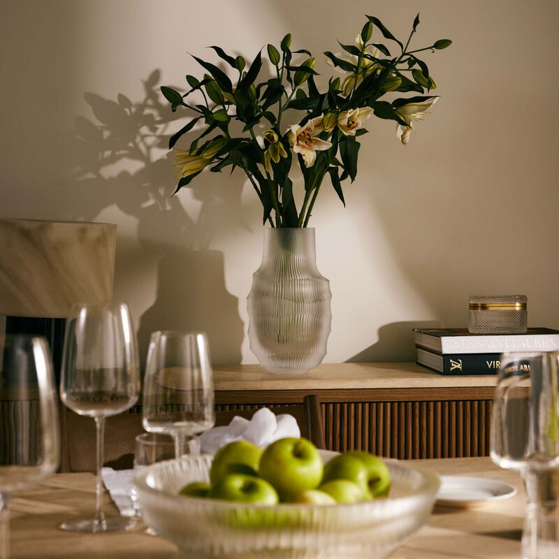 Heroine REI Vase Round Large Clear ruckl heroine rei vase round large clear