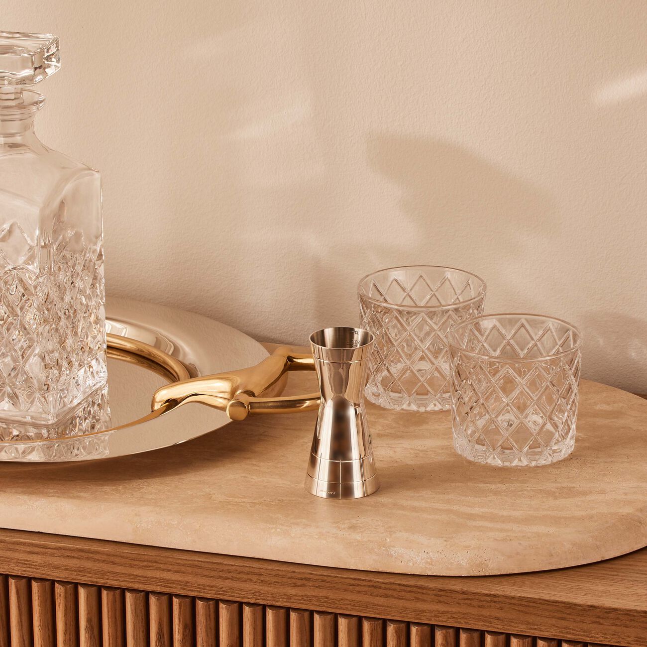 كريستوفل إناء مزج المشروبات جرافيك باللون الفضي