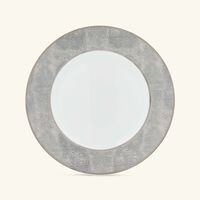 bernardaud sauvage dinner plate round grey 26cm