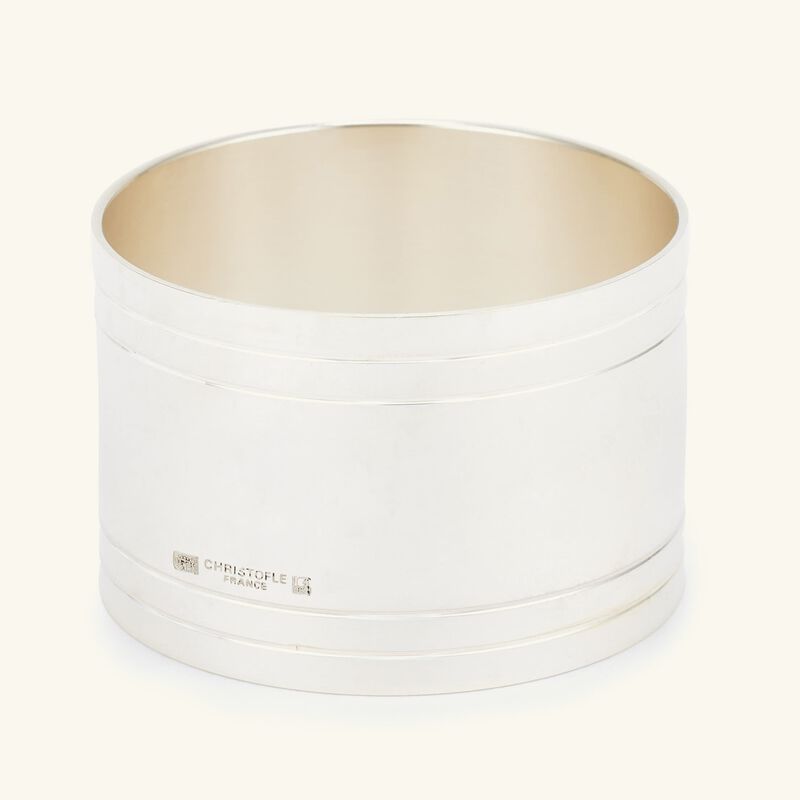 كريستوفل حلقة المناديل نتالي باللون الفضي