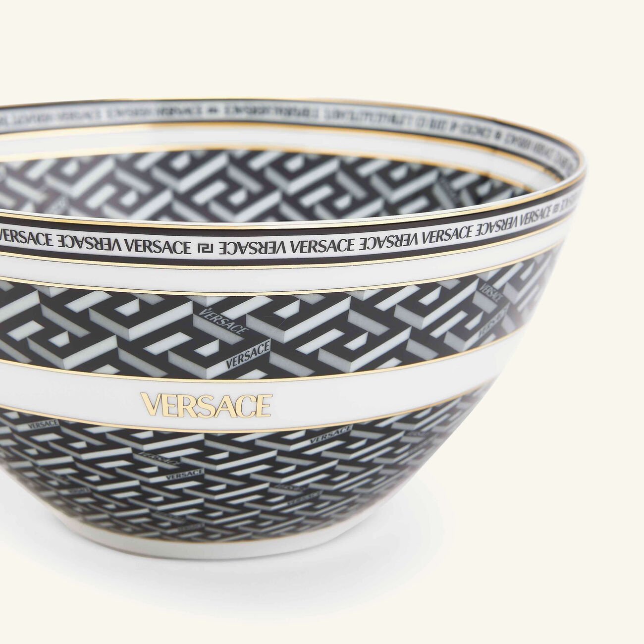 La Greca Signature Bowl 18cm versace la greca signature bowl 18cm