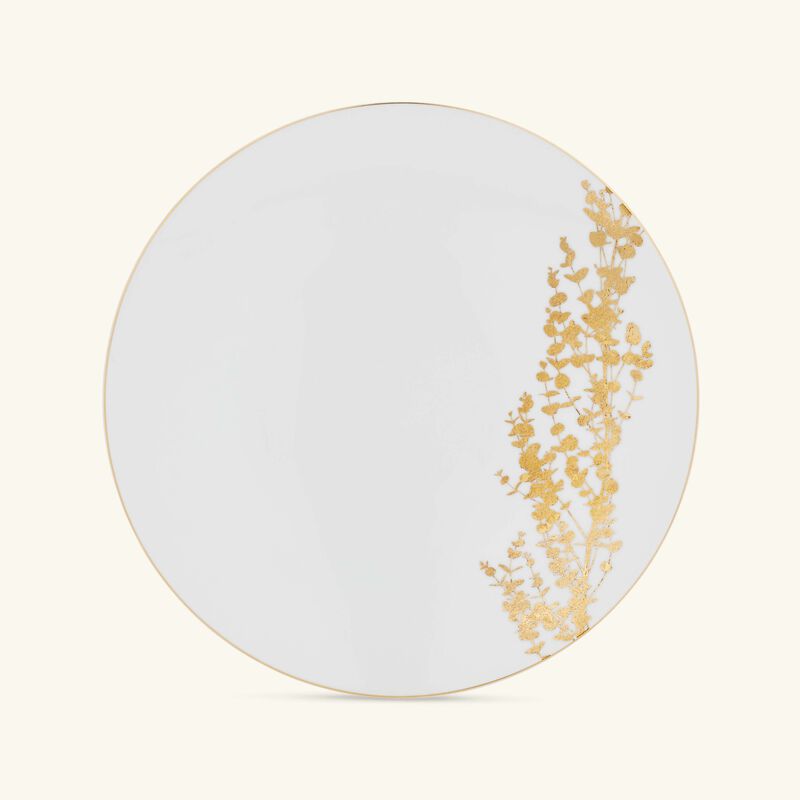 Vegetal Or Dinner Plate Round Gold 26cm bernardaud vegetal or dinner plate round gold 26cm