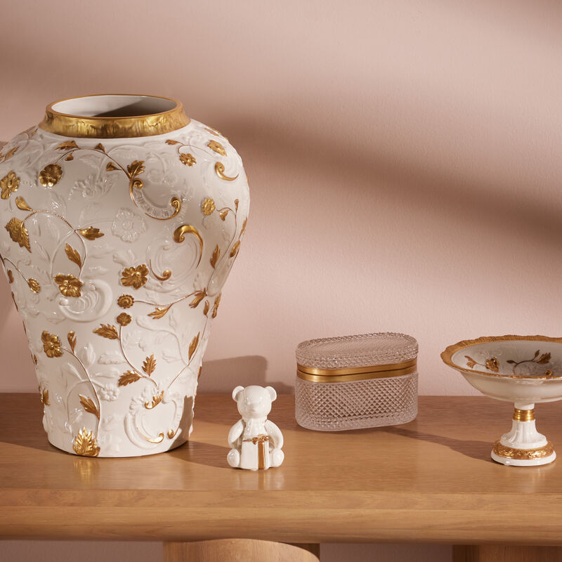 Teddy Figurine Mini White villari teddy figurine mini white