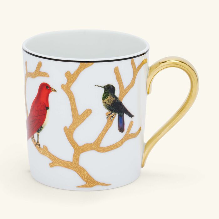 Aux Oiseaux Mug Gold bernardaud aux oiseaux mug gold