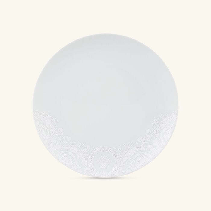 Barocco'92 Bianco Dinner Plate Round White 28cm versace barocco 92 bianco dinner plate round white 28cm