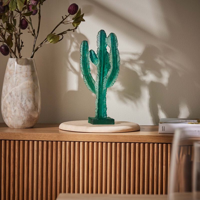 Cactus Sculpture Medium Green daum cactus sculpture medium green