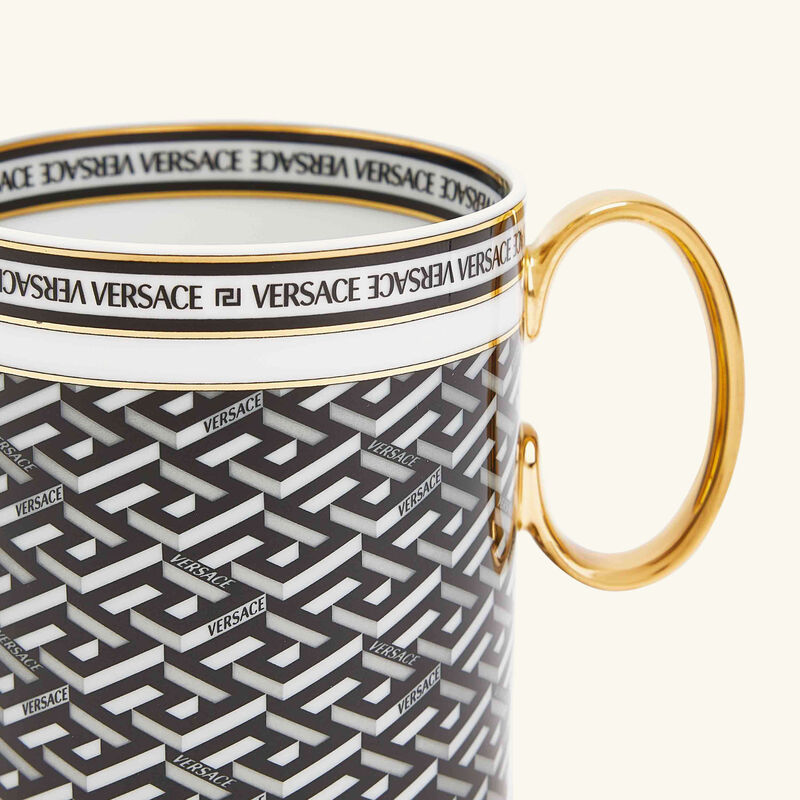 versace la greca signature mug pattern