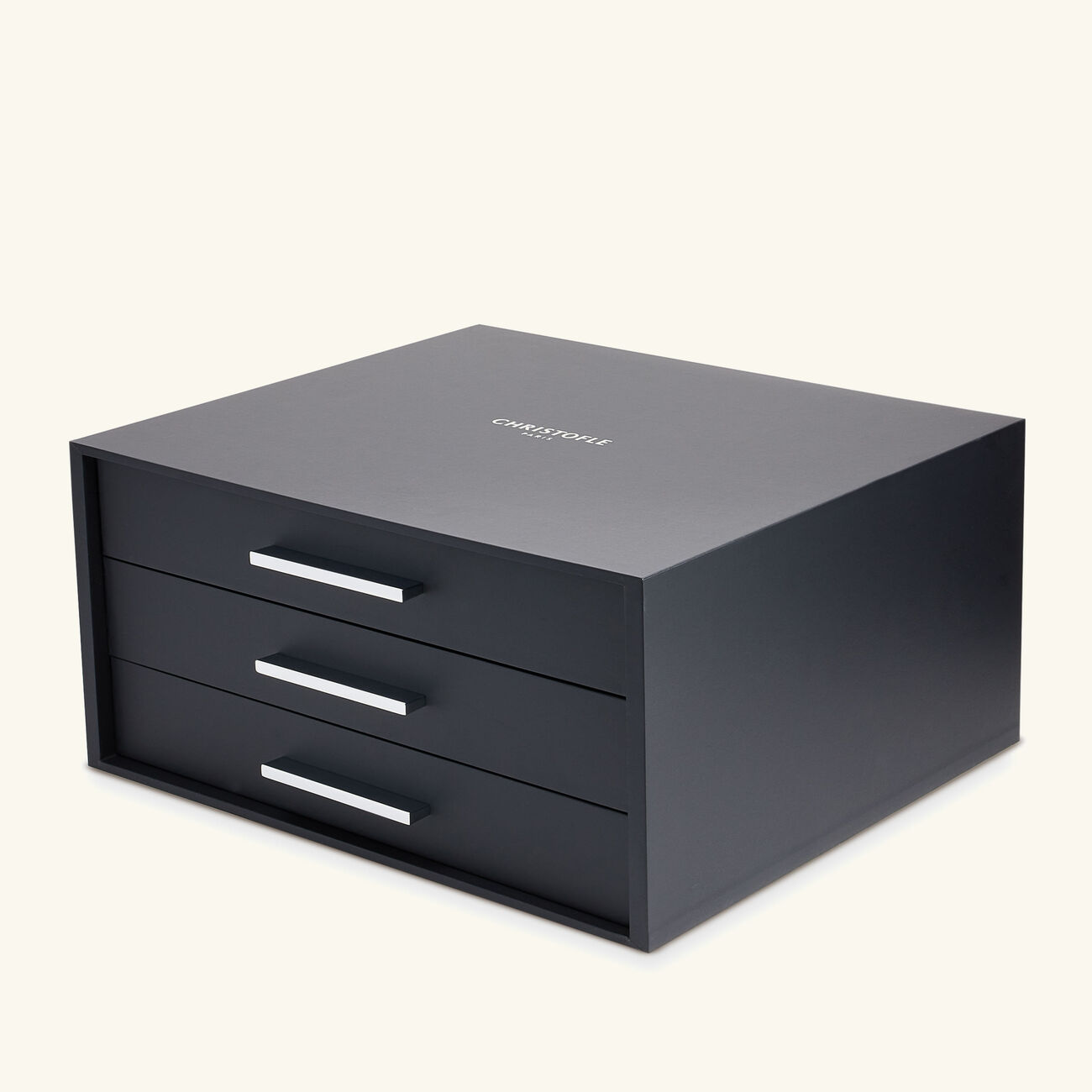 كريستوفل طقم الفضيات بيرل مؤلف من 75 قطعة باللون الفضي