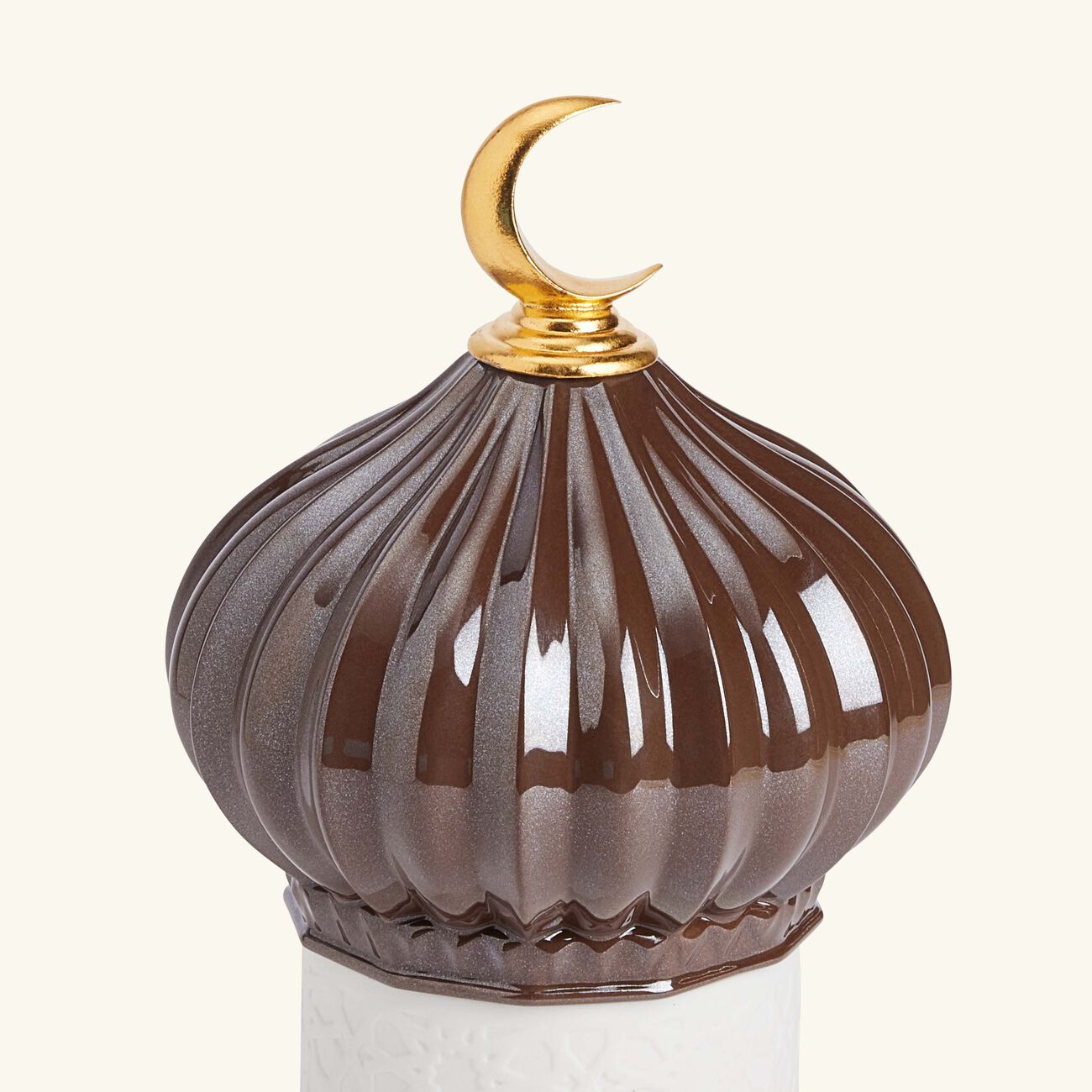 lladro majestic nights candle brown