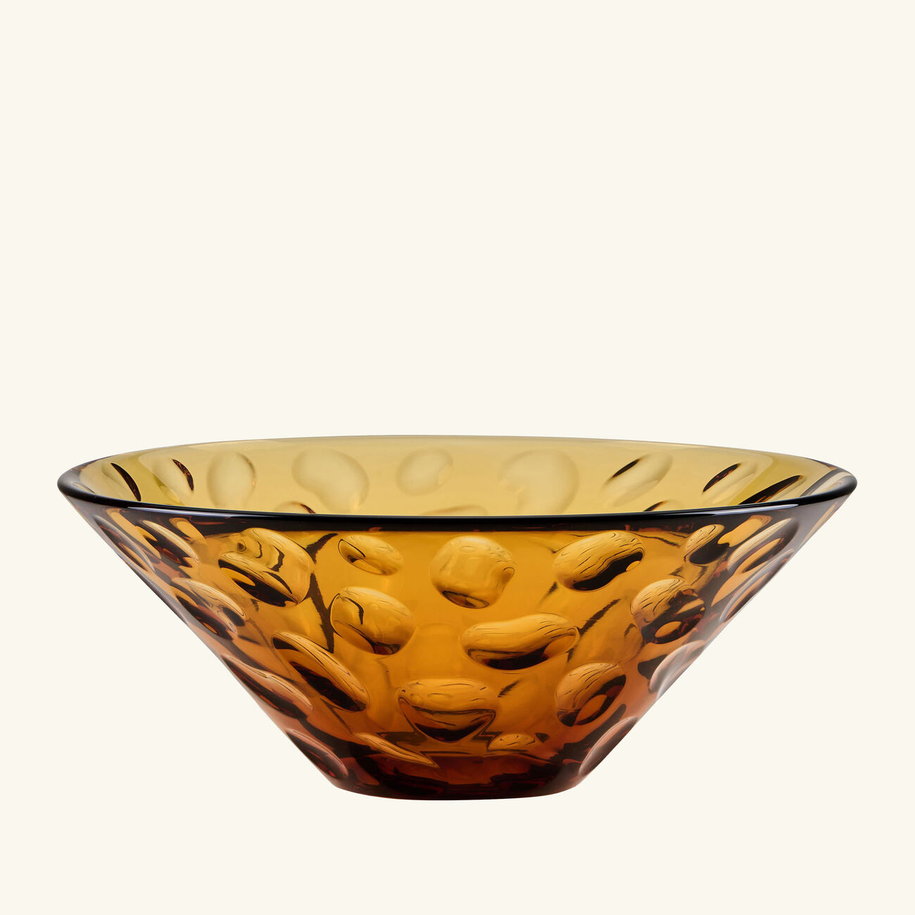 Crystal Deep Centerpiece Amber mario cioni c crystal deep centerpiece amber