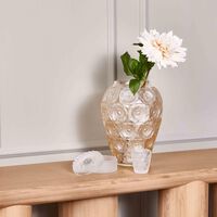 Anemones Vase Medium Gold lalique anemones vase medium gold