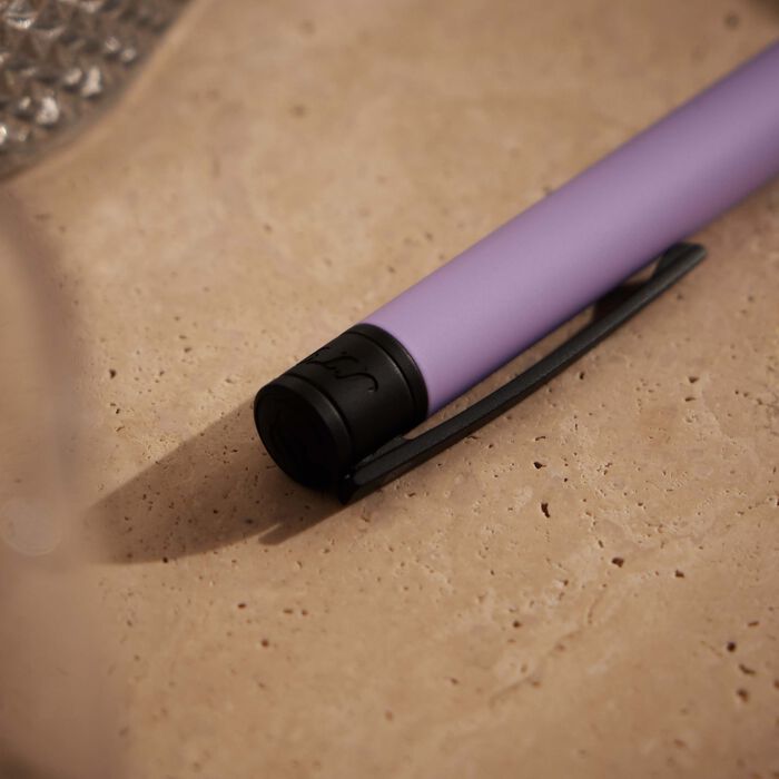 st dupont d initial ballpoint pen lilac