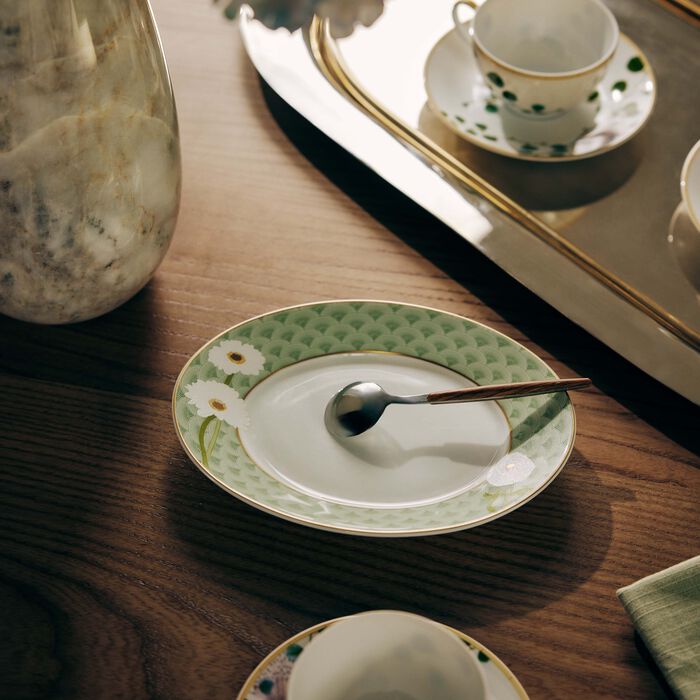 Praiana Bread & Butter Plate Oval Green 21cm bernardaud praiana bread butter plate oval green 21cm