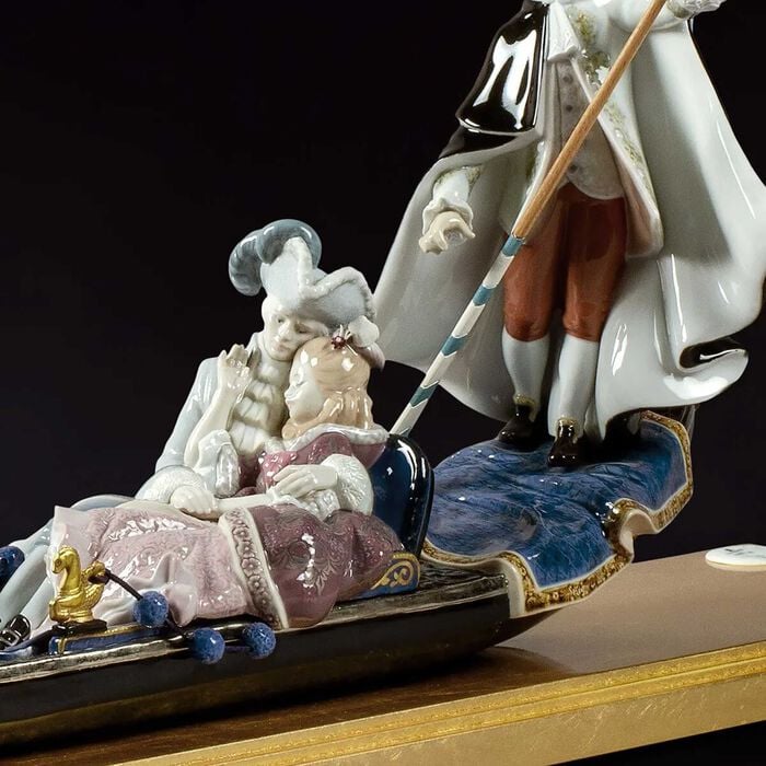 Gondola In Venice Sculpture - Limited Edition lladro gondola in venice sculpture limited edition