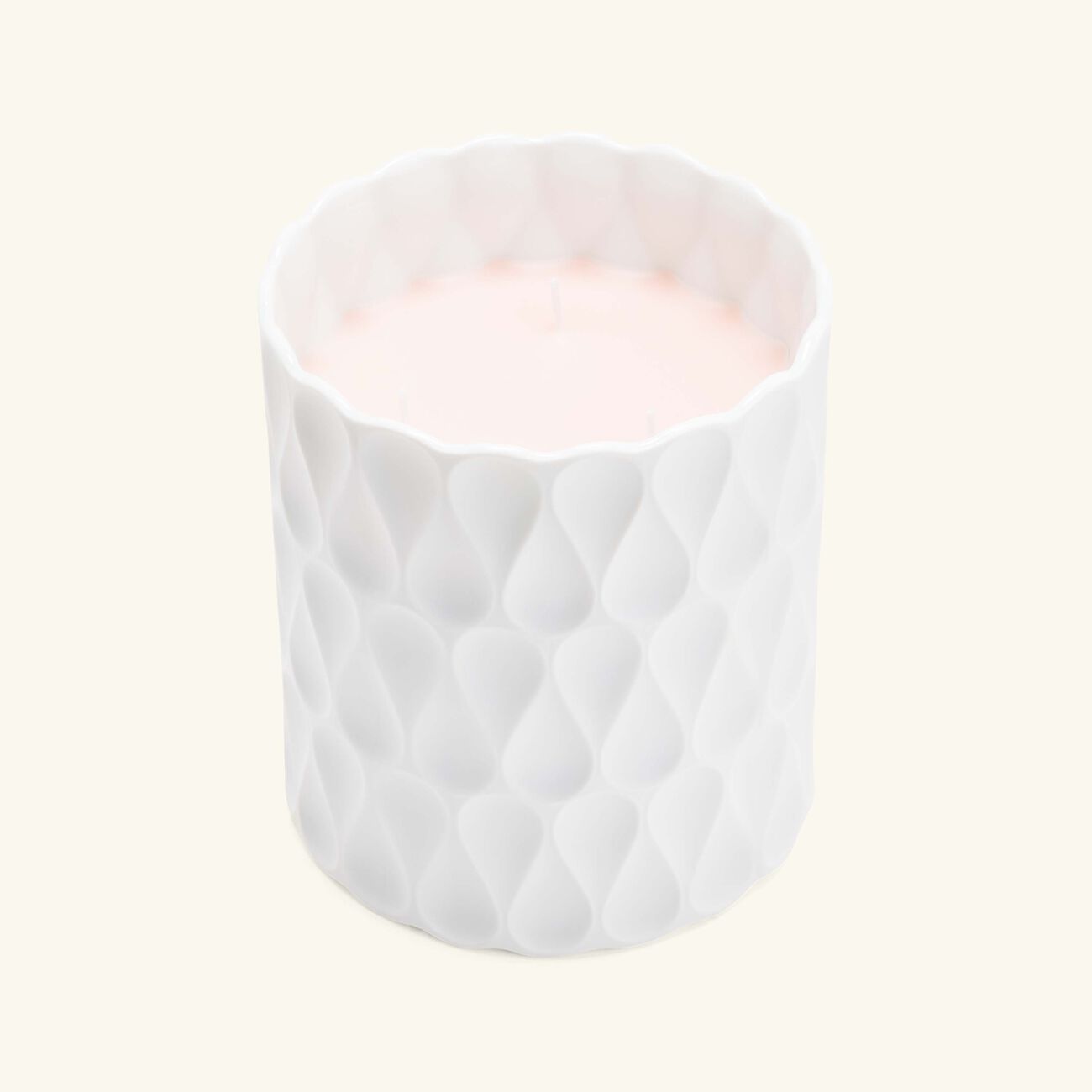 bernardaud rose tumbler with candle