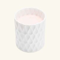bernardaud rose tumbler with candle