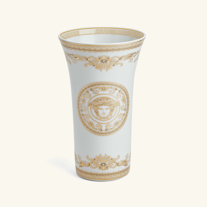 versace medusa gala vase medium white