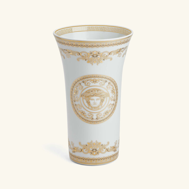 versace medusa gala vase medium white