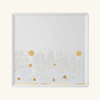 Hayat Serving Plate Square Gold 29cm dimlaj hayat serving plate square gold 29cm