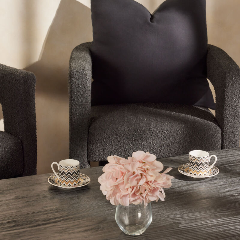 Zig Zag Coffee Cup & Saucer Pattern missoni home zig zag coffee cup saucer pattern