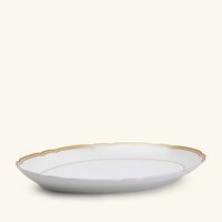 Pompadour Serving Platter Oval Gold 33cm bernardaud pompadour serving platter oval gold 33cm