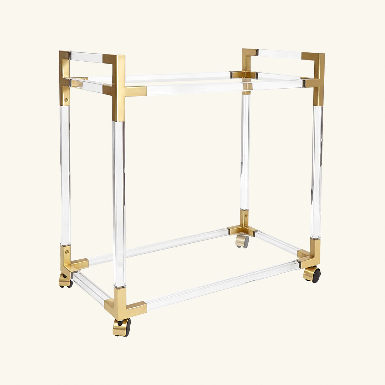 Jacques Bar Cart Clear jonathan adler jacques bar cart clear