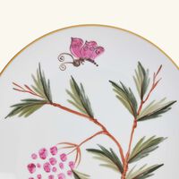 marie daage jardins de shalimar dessert plate round pink 21cm