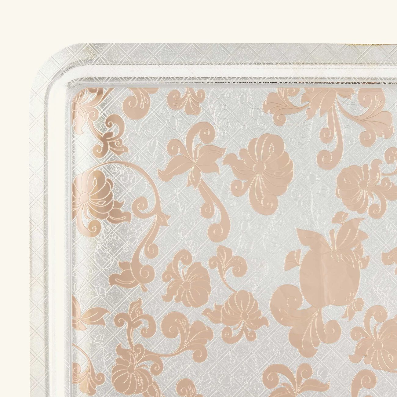 christofle jardin d eden serving tray rectangular large silver plated