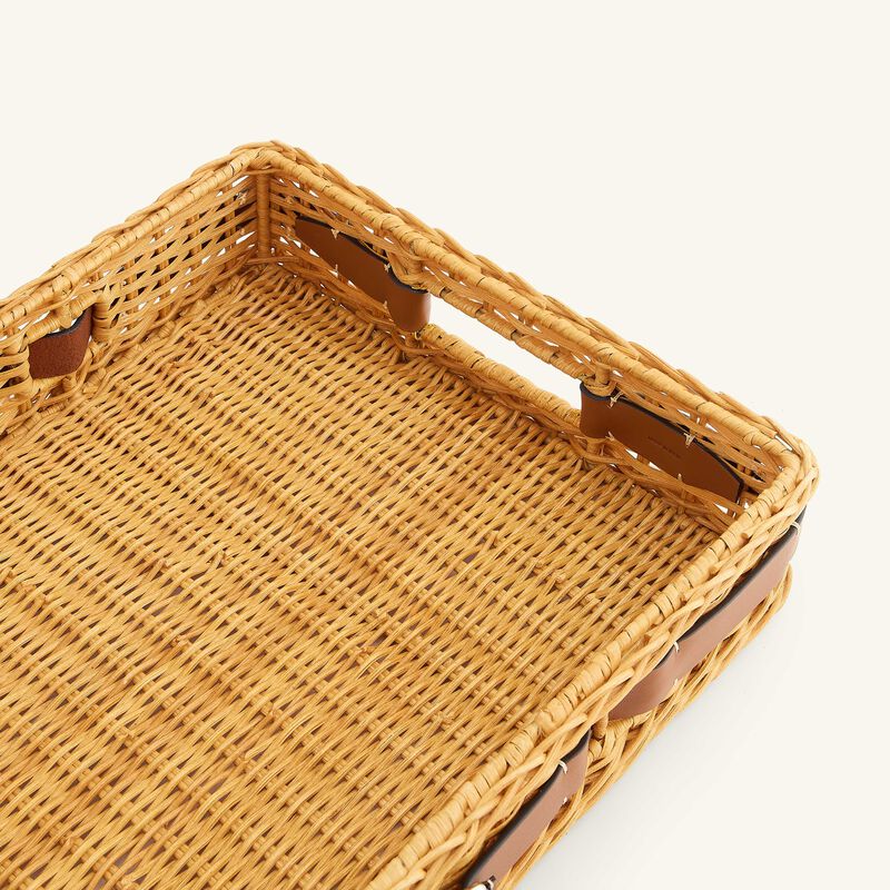 Bailey Serving Tray Rectangular Medium Brown ralph lauren home bailey serving tray rectangular medium brown