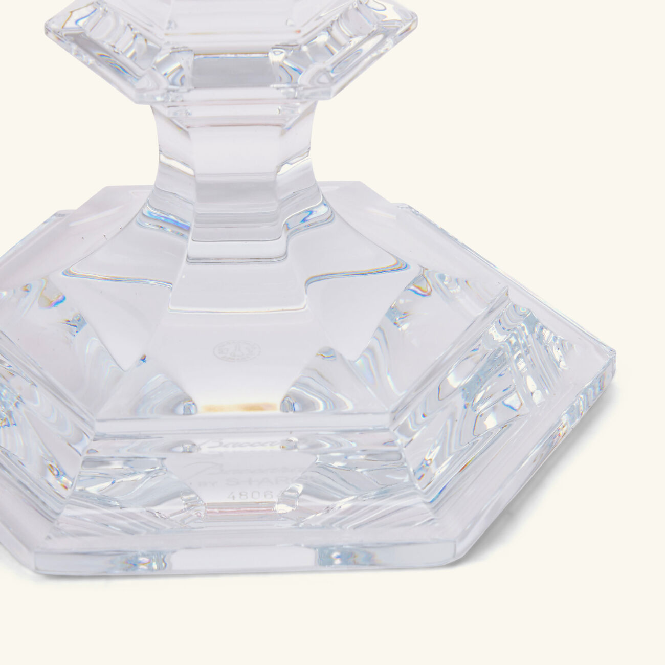 باكارا حامل الشموع آور فاير شفاف