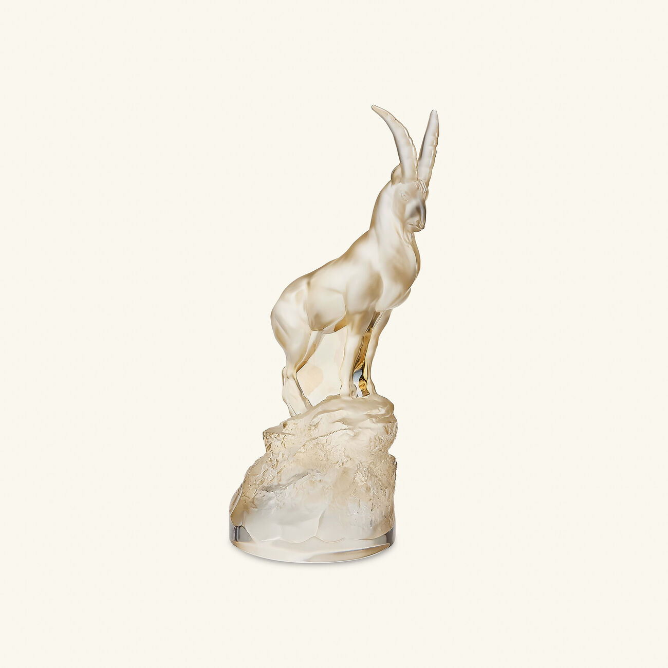 Ibex Sculpture Gold lalique ibex sculpture gold