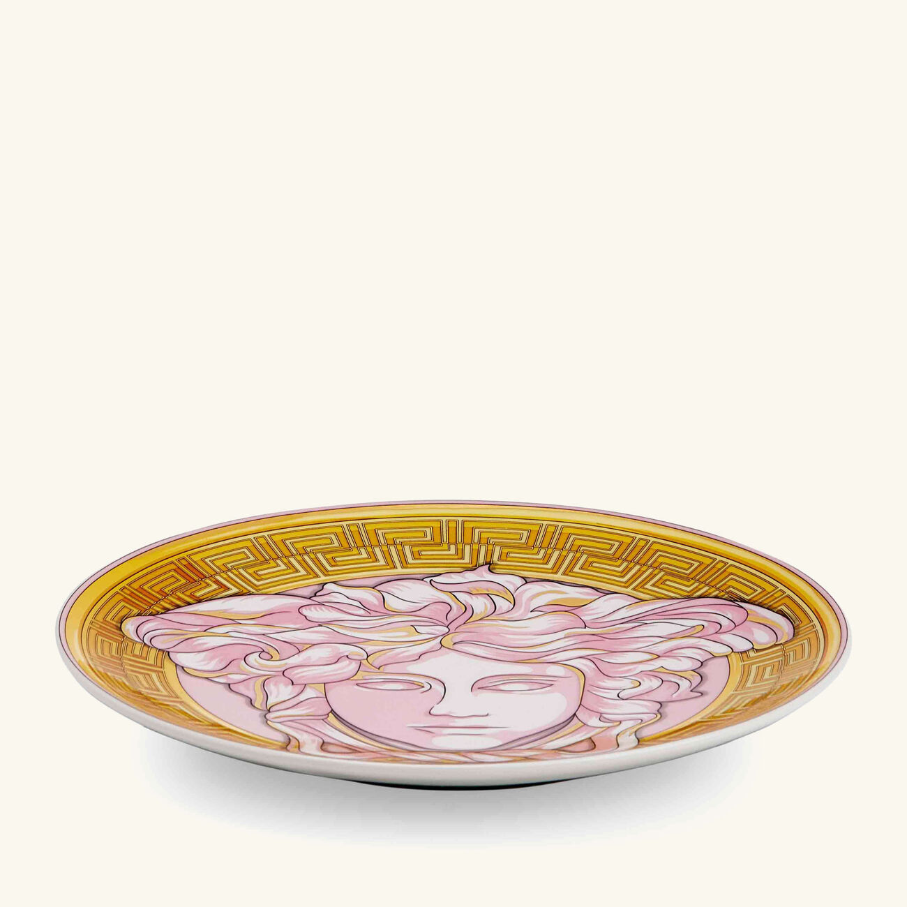 Medusa Amplified Pink Coin Bread & Butter Plate Round Pink 17cm versace medusa amplified pink coin bread butter plate round pink 17cm