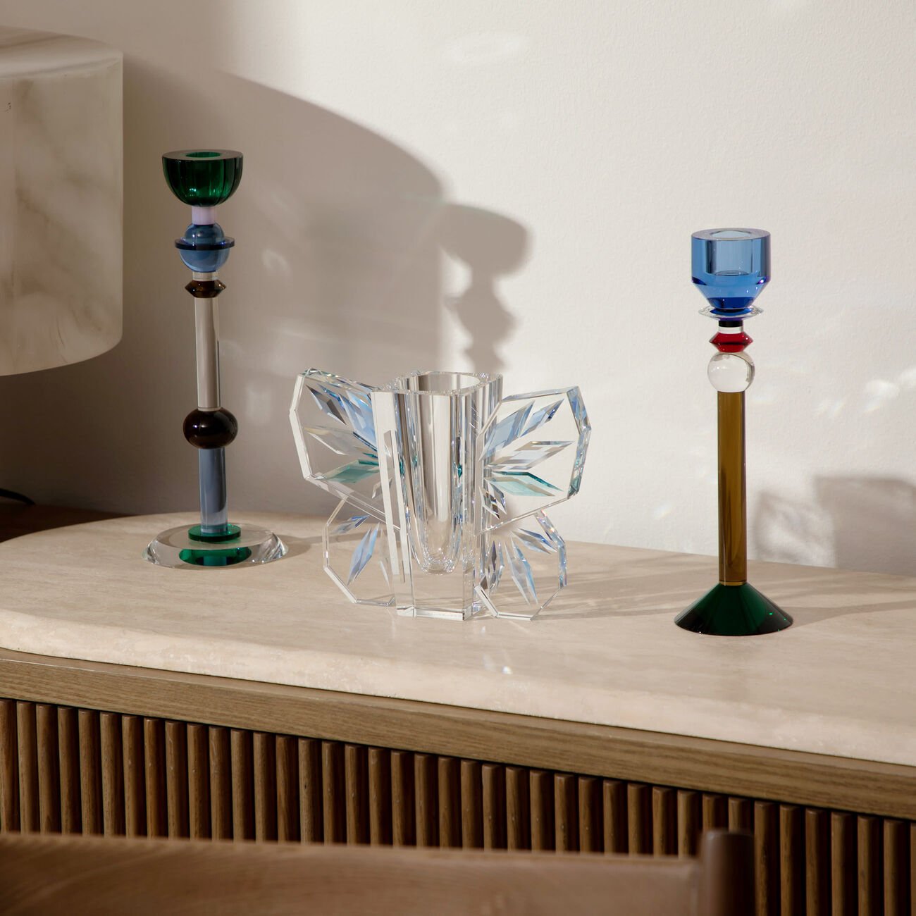 reflections copenhagen lucie butterfly vase blue