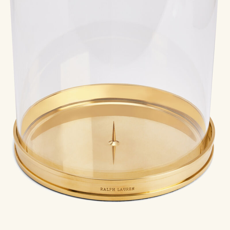Modern Hurricane Candle Holder Medium Gold ralph lauren home modern hurricane candle holder medium gold