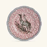 Collection Braquenié Dessert Plate Round Red 21cm Set of 4 bernardaud collection braqueni dessert plate round red 21cm set of 4