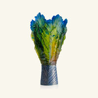 دوم مزهرية فلور دو باون إكزوتيك كبيرة جدًا باللون الأخضر   إصدار محدود