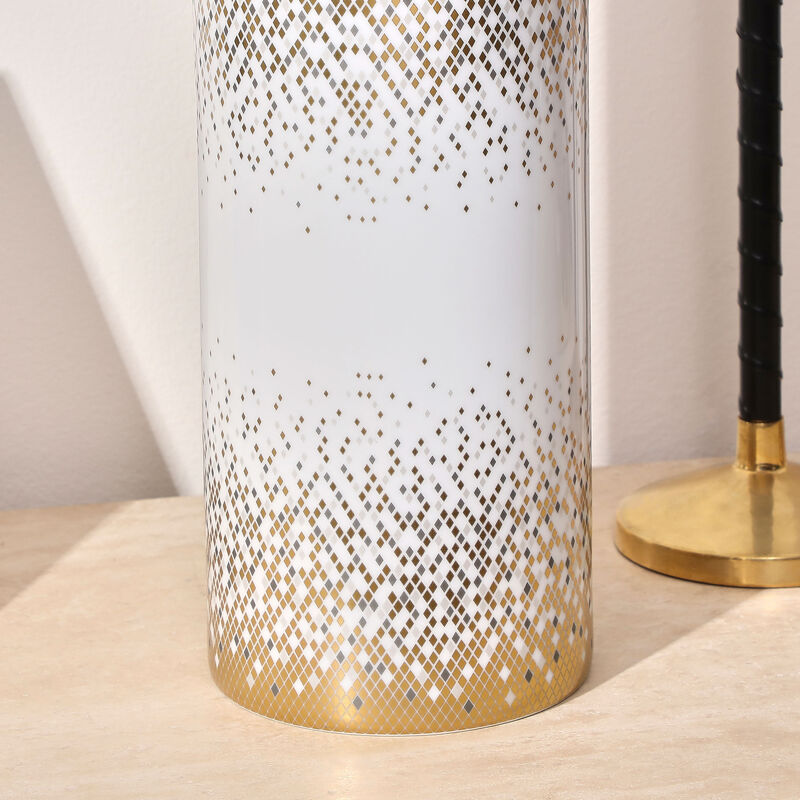 haviland souffle d or vase gold medium