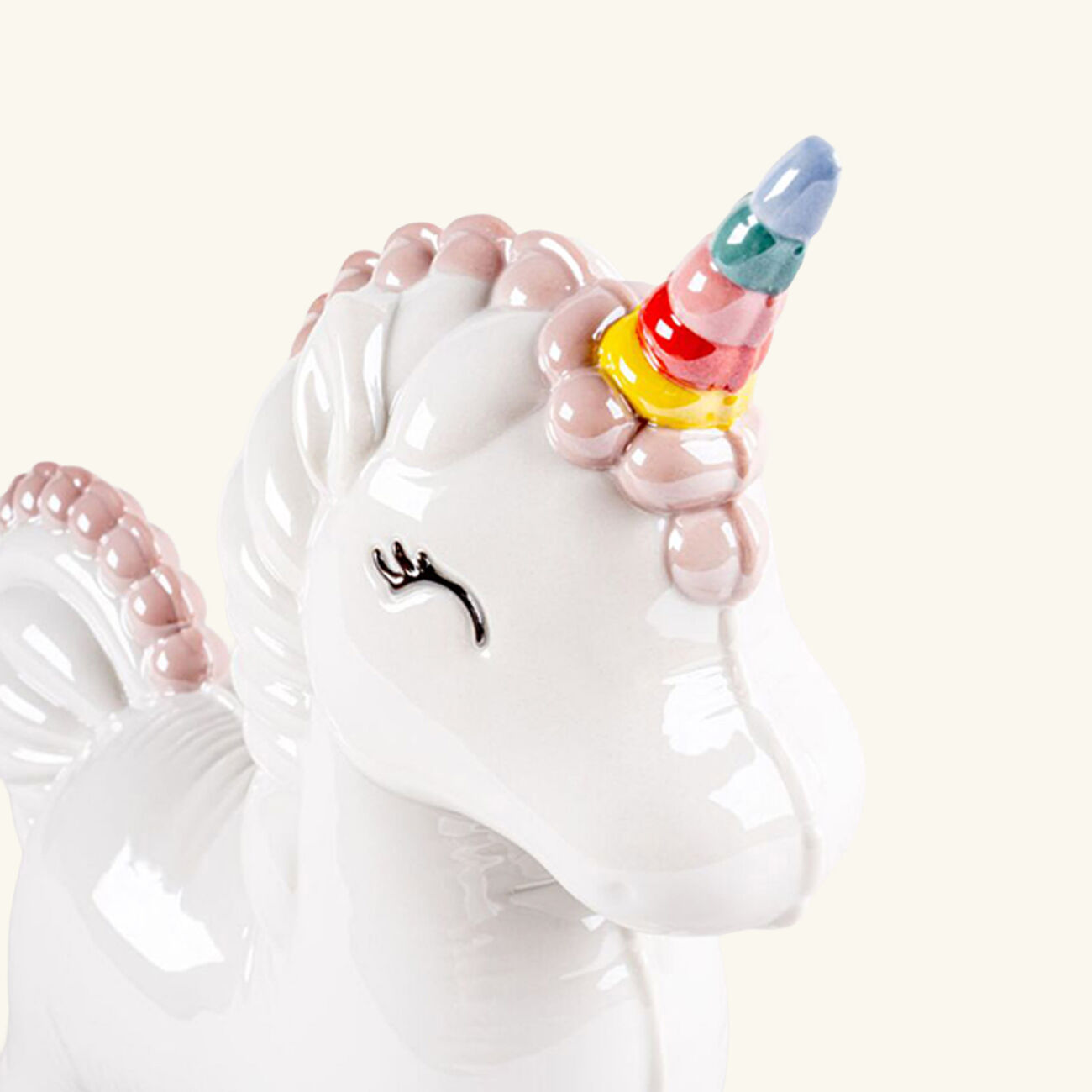 lladro unicorn sculpture small white